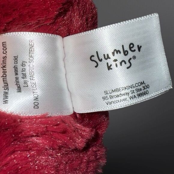 Slumberkins Mini Cardinal Bird Plush Stuffed Animal Cranberry Color Ltd Ed 6” - Picture 6 of 7